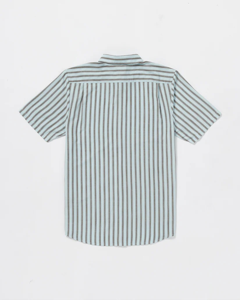 Volcom Arvostripe Woven Short Sleeve - Road Sky