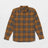 Volcom Caden Plaid Long Sleeve Shirt - Chestnut Brown