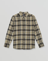 Volcom Caden Plaid Long Sleeve Shirt - Khaki