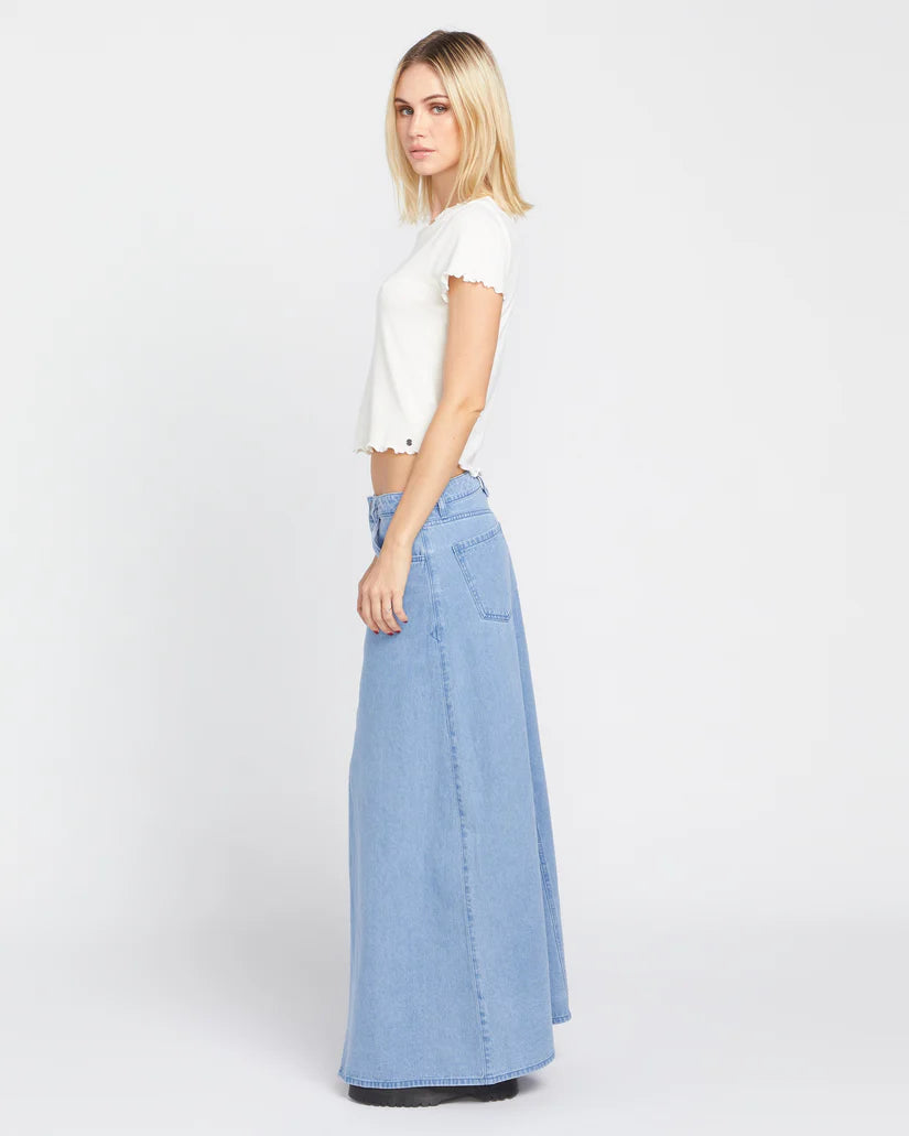 Volcom Chill Trap Skirt - China Blue