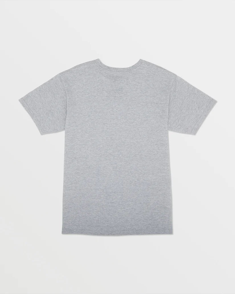 Volcom Crisp Stone Short Sleeve Tee - Heather Grey