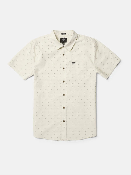 Volcom Crownstone Short Sleeve Shirt - Off White