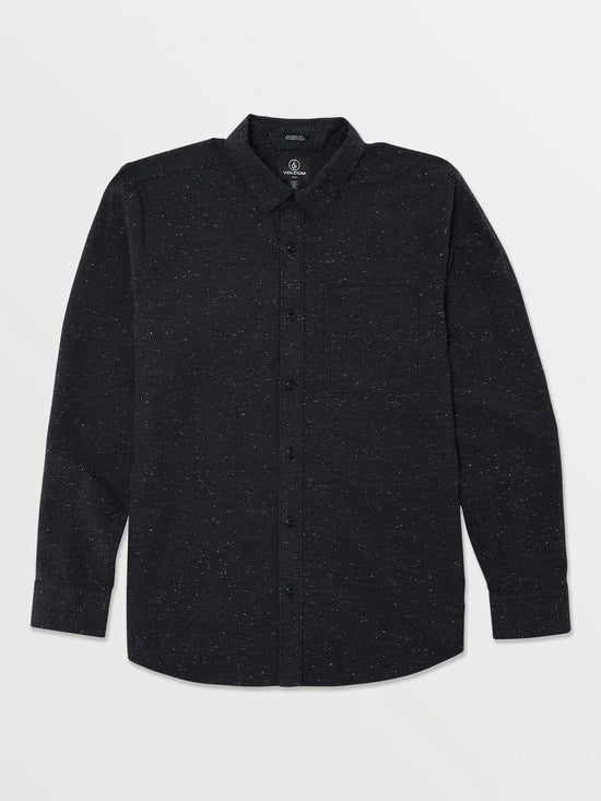 Volcom Date Knight Long Sleeve Shirt - Black