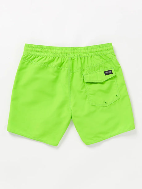 Volcom Lido Solid 16" Trunks - Electric Green