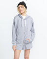 Volcom Lived In Lounge Frenchie Zip Hoodie - Denim