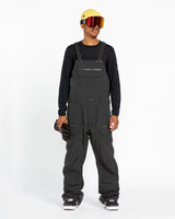 Volcom Men's Rain Gore-Tex Bib Overalls - Black