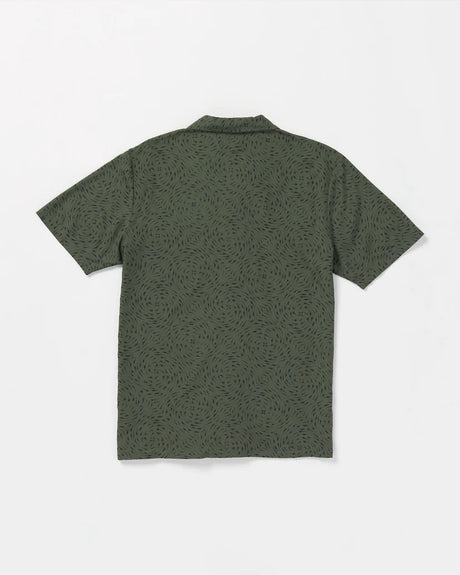 Volcom Packed Up Woven Short Sleeve Shirt - Squadron Green