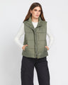 Volcom Puff It Vest - Army Green Combo