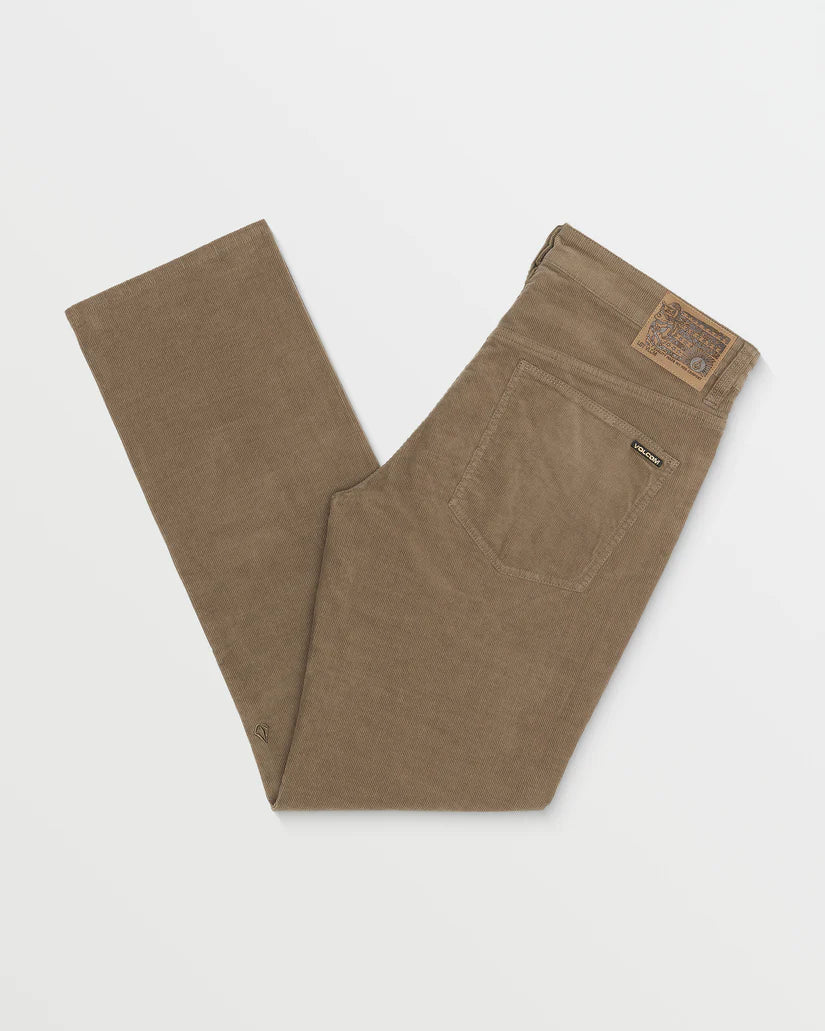 Volcom Solver 5 Pocket Corduroy Modern Fit Pants - Teak