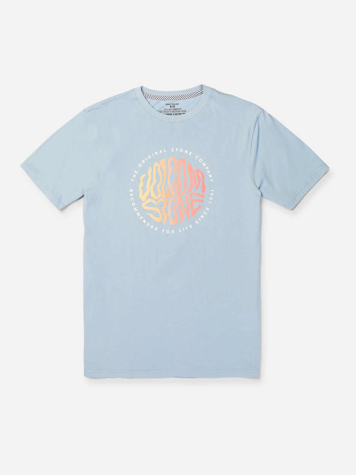 Volcom Twisted Up Short Sleeve Tee Celestial Blue