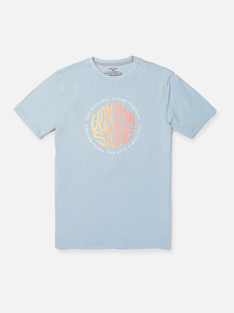 Volcom Twisted Up Short Sleeve Shirt - Celestial Blue