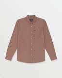 Volcom Veeco Oxford Long Sleeve Shirt - Nutmeg
