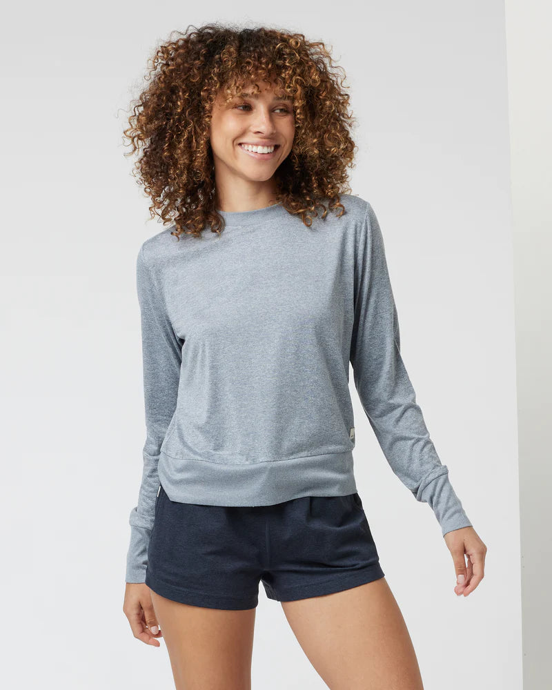 Calvin Klein Women's Short Sleeve Crew Neck Logo T-Shirt, Heather Granite  at  Women's Clothing store
