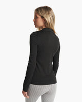 Vuori Halo Essential Half Zip - Black Heather