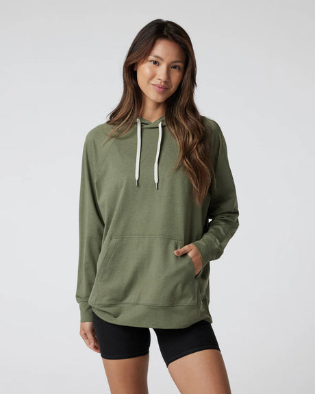 Vuori Halo Oversized Hoodie - Dark Metal Heather