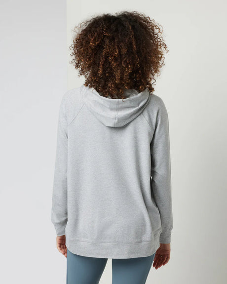 Vuori Halo Oversized Hoodie - Pale Grey Heather