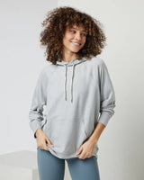 Vuori Halo Oversized Hoodie - Pale Grey Heather