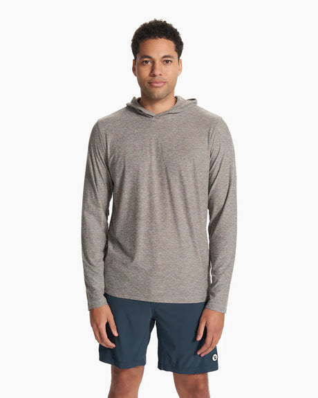 Vuori Strato Tech Hoodie - Heather Grey