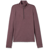 Vuori Halo Essential Half Zip - Elderberry Heather