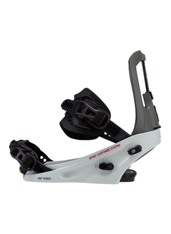 Yonex Spineback FB Snowboard Bindings - Off White