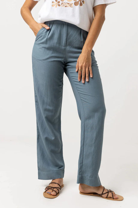 Rhythm Retreat Pant - Dusted Teal