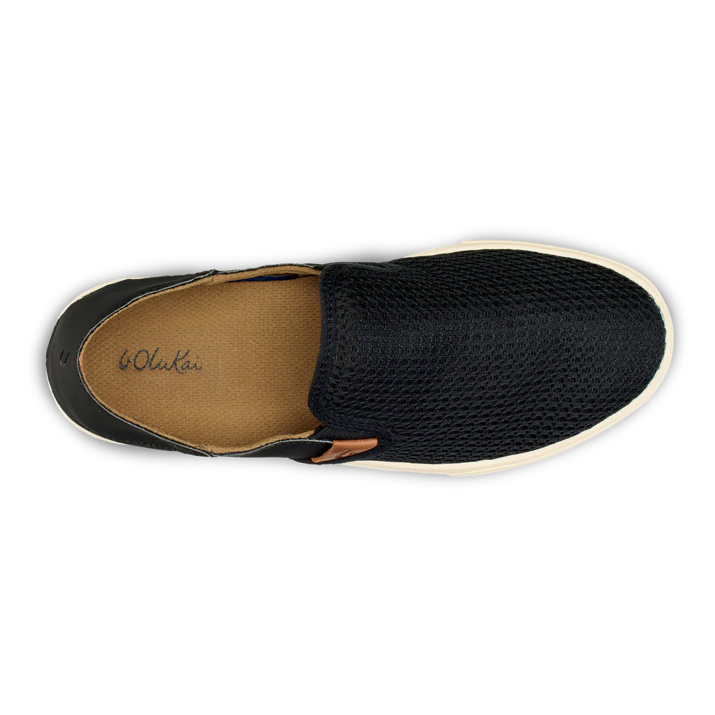 Load image into Gallery viewer, Olukai Women&amp;#39;s Pehuea Slip-On Sneakers - Black
