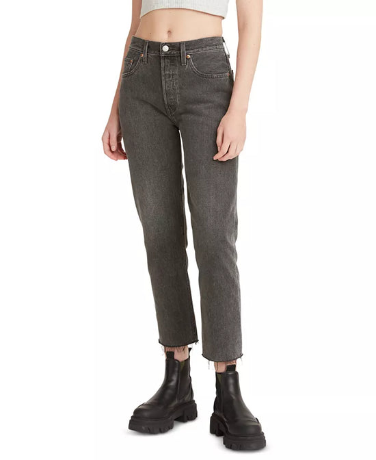 Levi's 501 Cropped Straight-Leg Jeans
