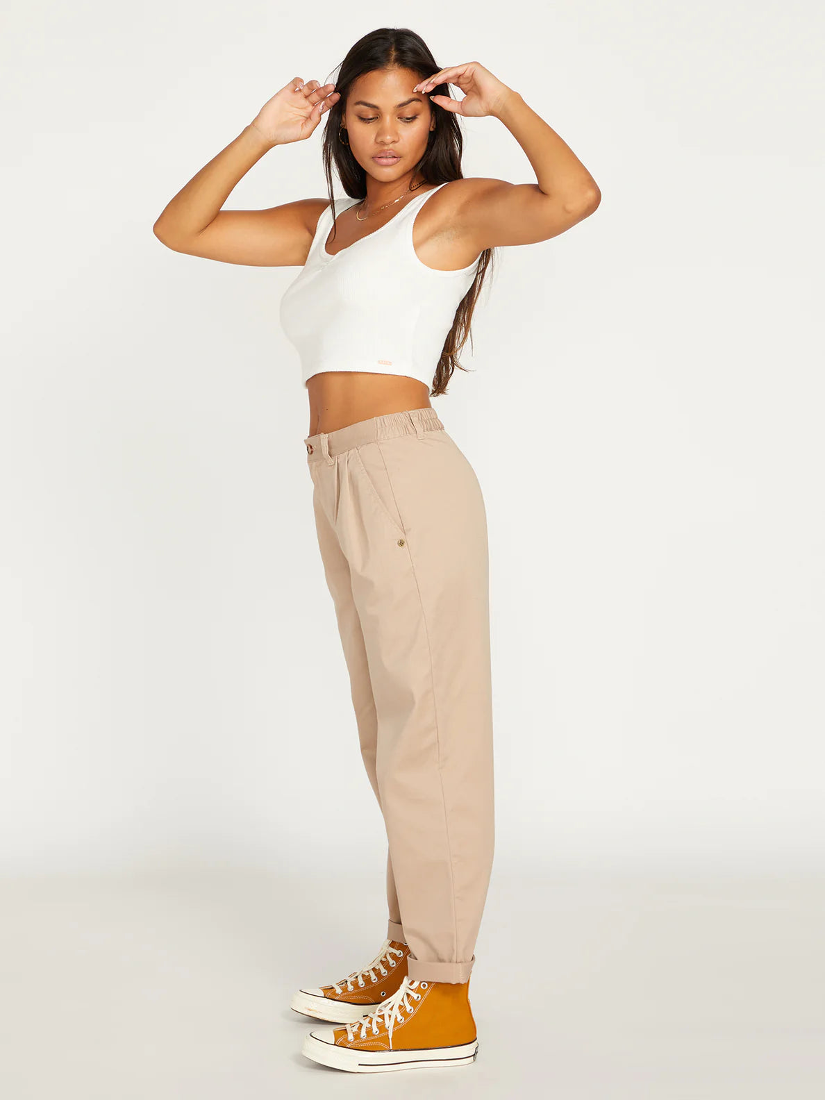 Load image into Gallery viewer, Volcom Frochickie Trousers - Khaki
