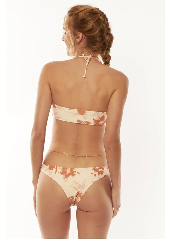 Brighten Women's High-waisted Bikini Bottom - Chroma Canary