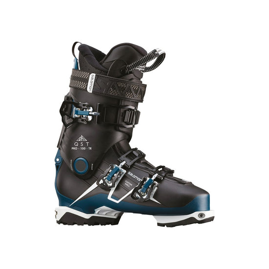 Load image into Gallery viewer, Salomon Qst Pro 100 Tr Men&amp;#39;s Ski Boots - Black Petrol
