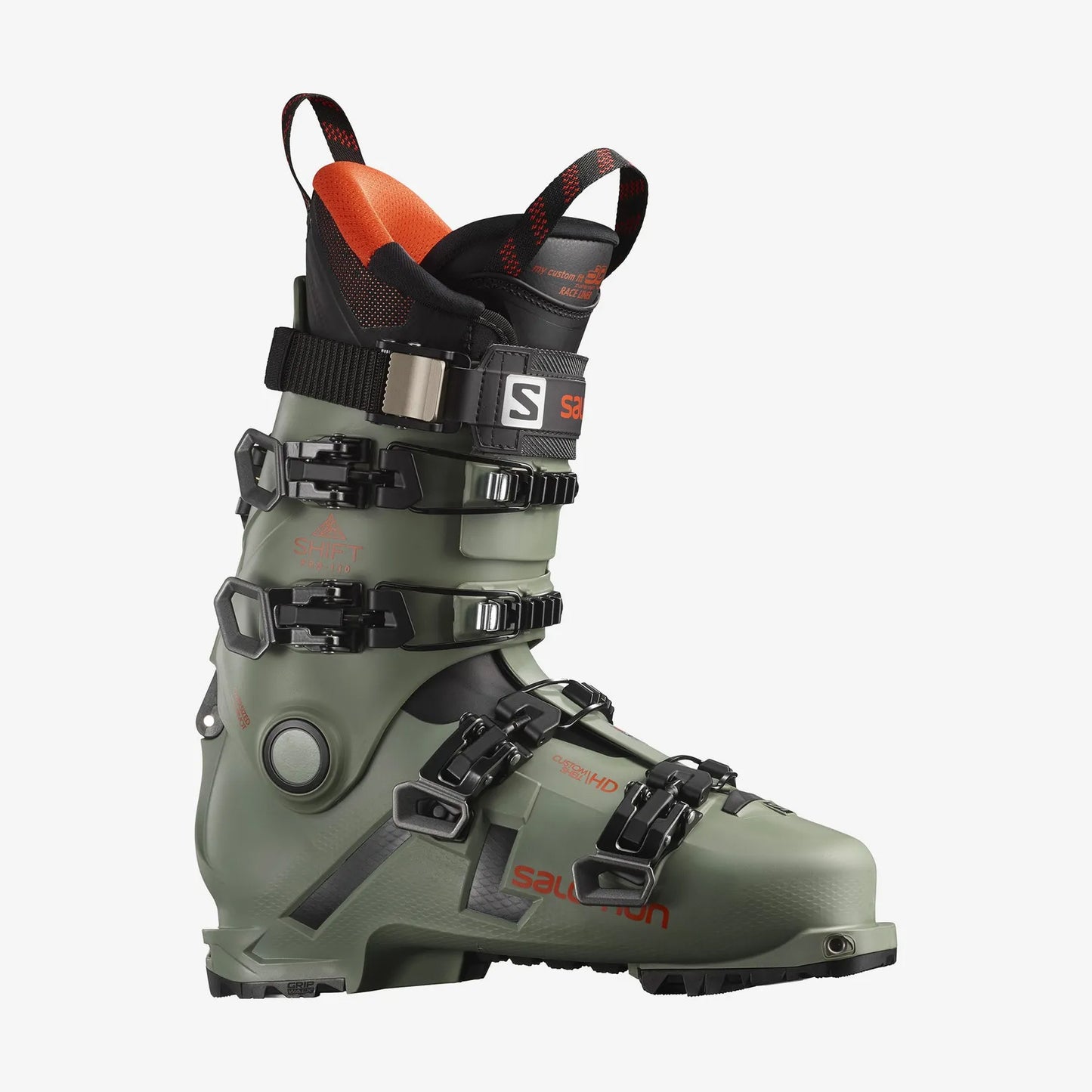 Salomon Shift Pro 130 Alpine Touring Ski Boots - OILGREEN