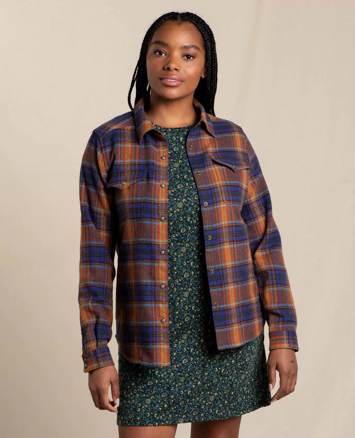 Load image into Gallery viewer, Toad &amp;amp; Co. Folk Yeah Shirt Jacket - Lupine
