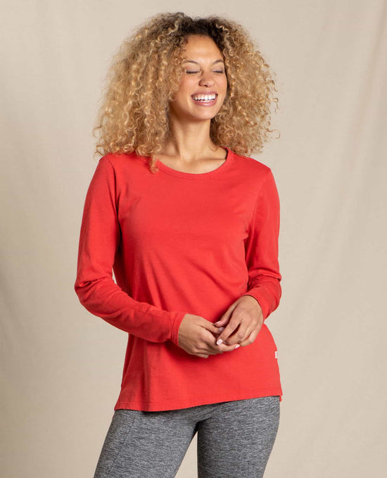 Load image into Gallery viewer, Toad &amp;amp; Co. Primo Long Sleeve Crew - Winterberry
