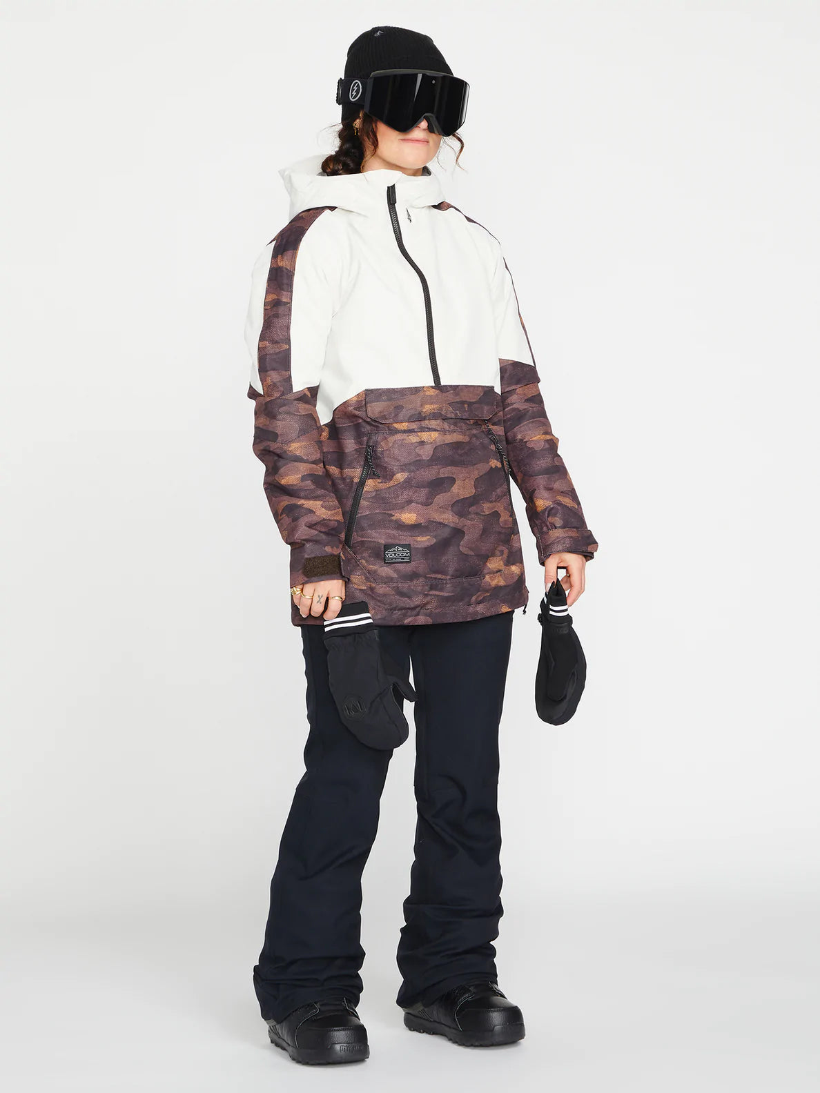 Volcom Mirror Pullover Snow Jacket - Dusk Camo