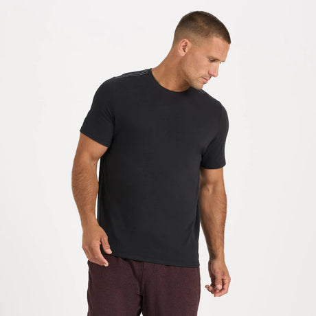 Vuori Current Tech Tee - Black