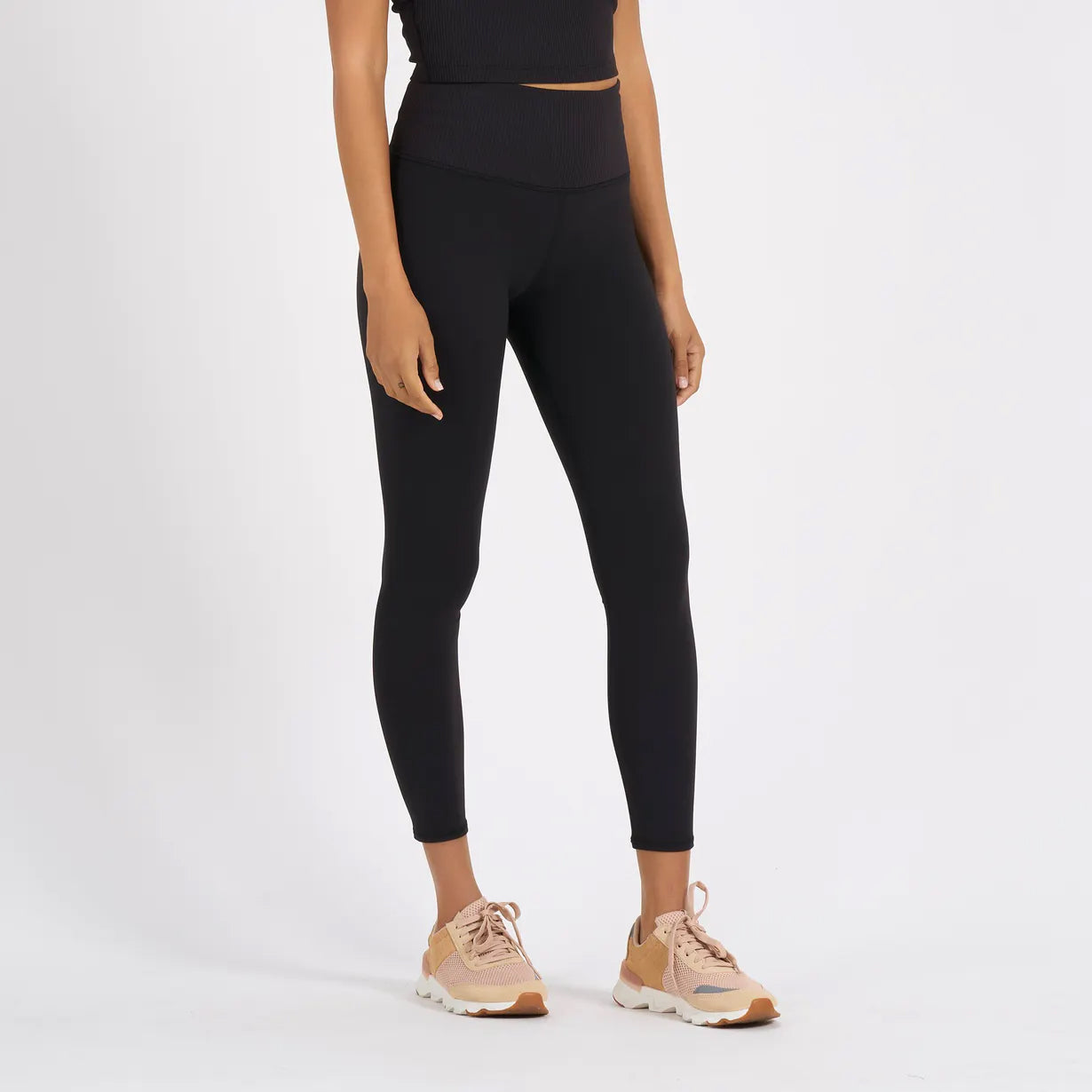 Vuori Rib Studio Legging - BLACK