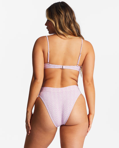 Billabong Covered In Love Tanlines Morgn Underwired Bikini Top - Lilac Dream