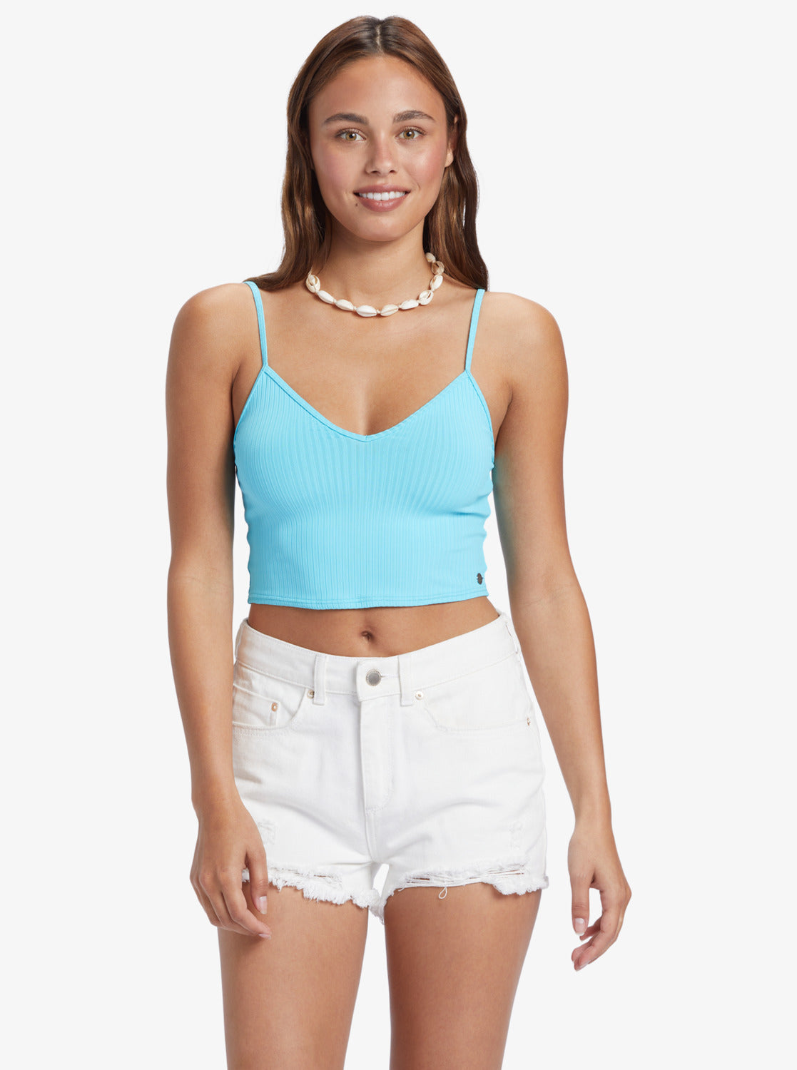 Load image into Gallery viewer, Roxy Brami Strappy Top - Bachelor Button
