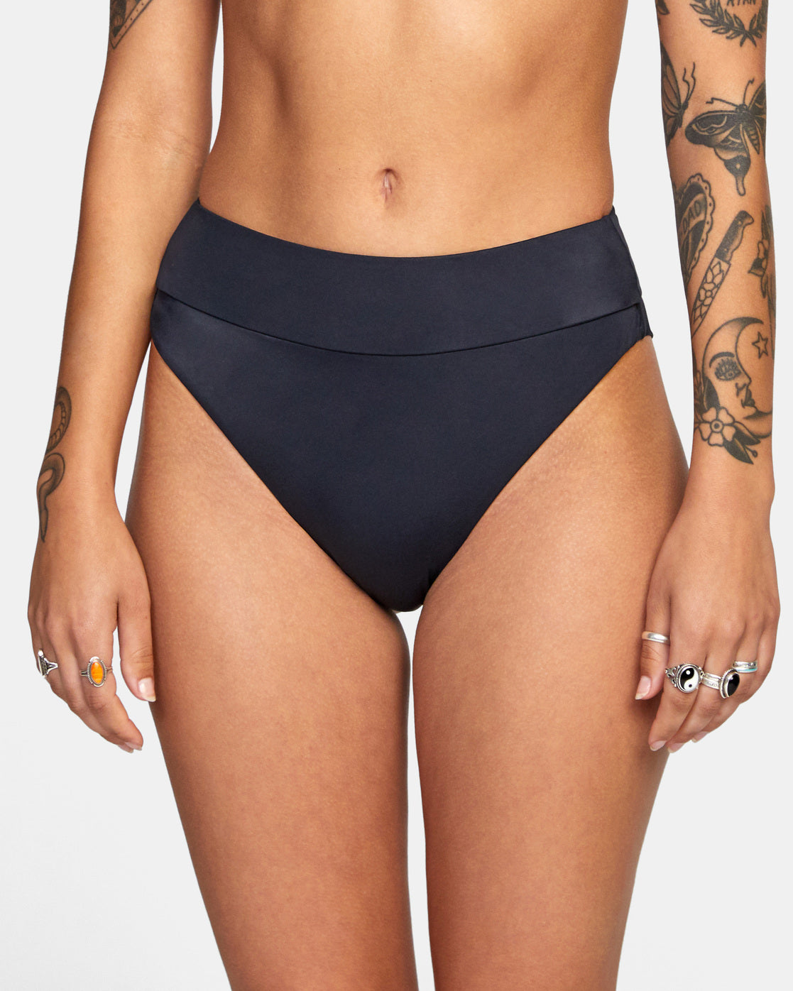 Womens Solid High Rise Cheeky by RVCA