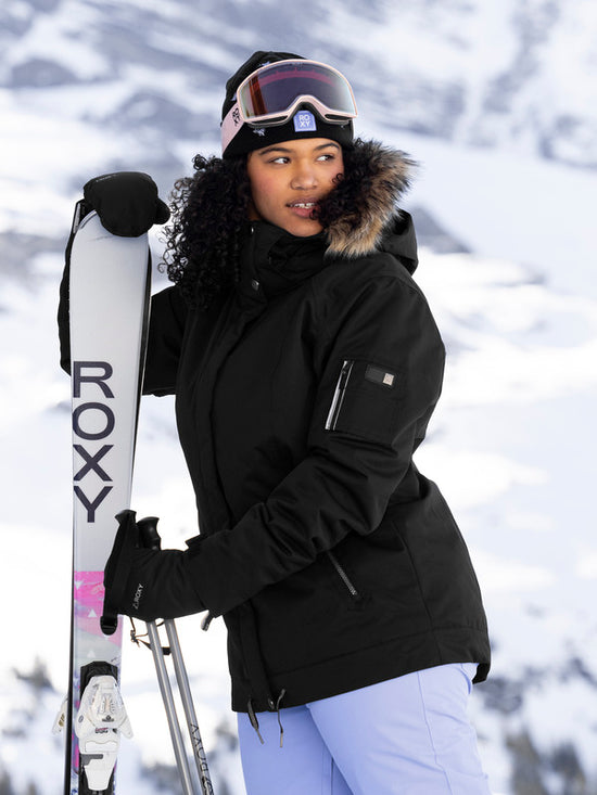 Roxy Meade Insulated Snow Jacket - True Black