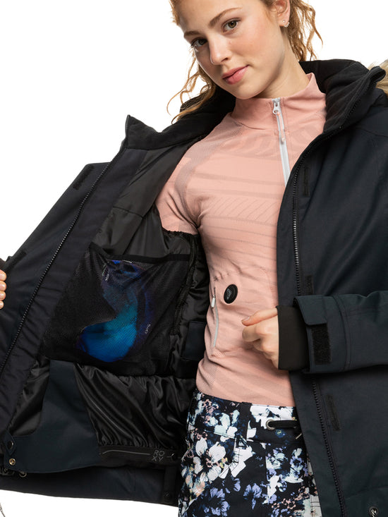 Roxy Meade Insulated Snow Jacket - True Black