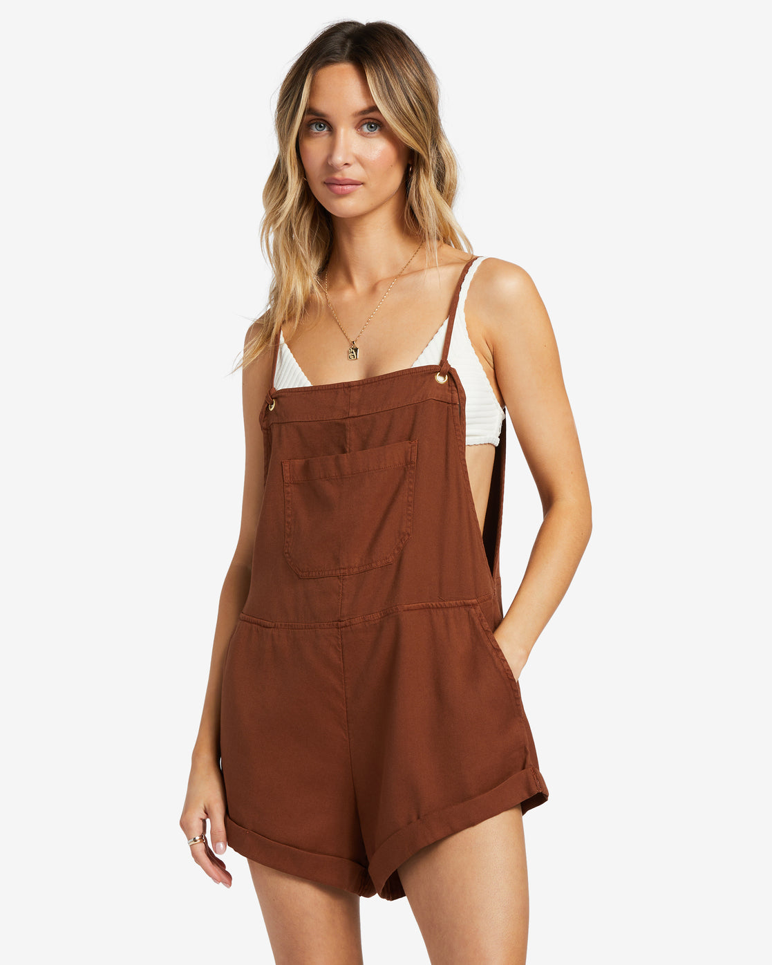 Billabong Wild Pursuit Romper - Toasted Coconut