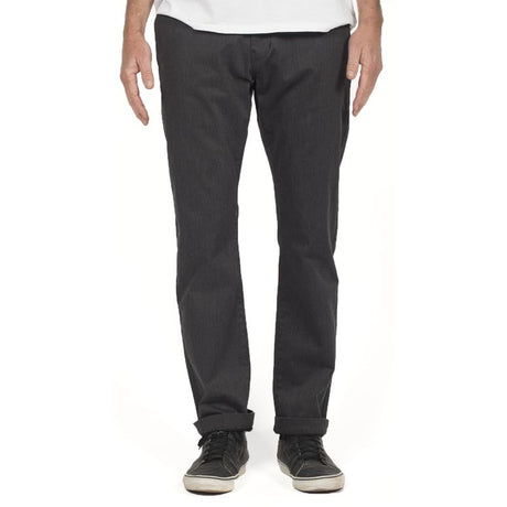 Vissla Border Twill Pant- Modern Fit - Black Heather