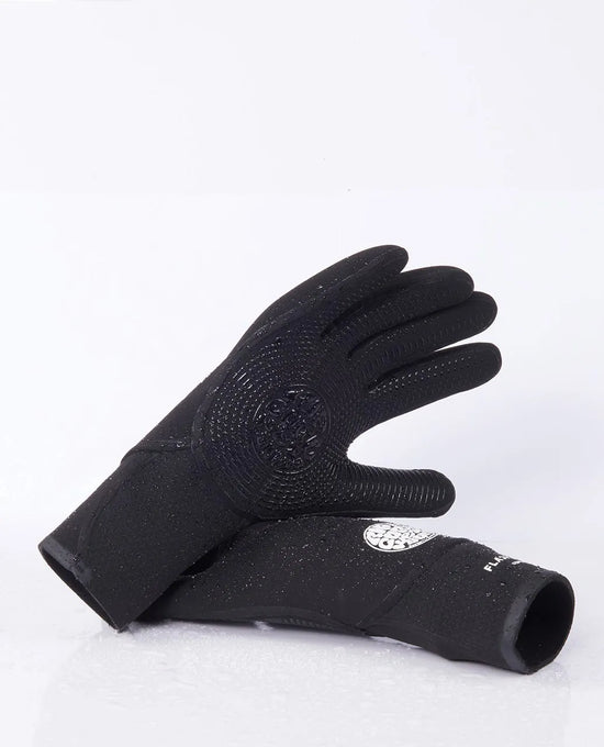 Rip Curl Flashbomb 3/2 5 Finger Gloves - Black
